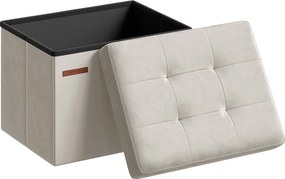 Σκαμπό Με Αποθηκευτικό Χώρο (41x31x31) Songmics LSF200W01