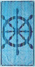 DIMcol ΠΕΤΣΕΤΑ ΘΑΛΑΣΣΗΣ ΒΕΛΟΥΤΕ ΕΝΗΛ Cotton 100% 90X170 Sail 115 Grey 1433716482611572