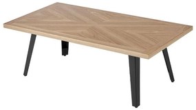 Τραπεζάκι Σαλονιού 1564 Fylliana Sonoma - Μαύρο 130x70x45 εκ. 130x70x45 εκ.