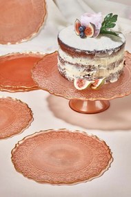 Dessert Plate Set (7 Pieces) Goblen - Rose Rose