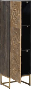 vidaXL Highboard Ορείχαλκος 35 x 30 x 120 cm