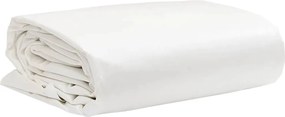 vidaXL Μουσαμάς Λευκός 1 x 2,5 μ. 650 γρ./μ²