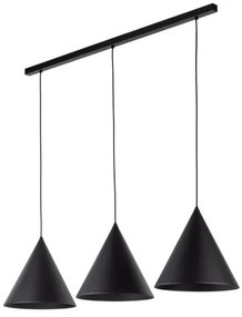 Κρεμαστό Φωτιστικό Οροφής 3xE27 Μαύρο Cono 10060 TK Lighting-10060-Μαύρο 10060