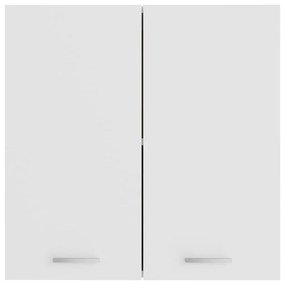 Ντουλάπι Κρεμαστό Λευκό 60 x 31 x 60 εκ. από Επεξ. Ξύλο - Λευκό