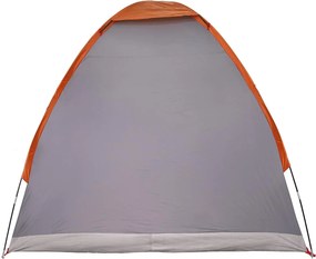 vidaXL Σκηνή Camping 2 ατόμων Γκρι και Πορτοκαλί