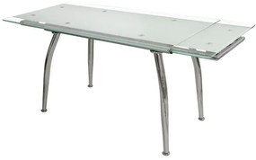 Σετ τραπεζαρίας C10009.01 7τμχ με Τραπέζι LOCA 120+50x80x75εκ. &amp; Καρέκλες ΤΕΤΑ Εκρού