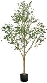 VEVOR 150cm Artificial Olive Tree Tall Fake Plant with Pot for Home Office