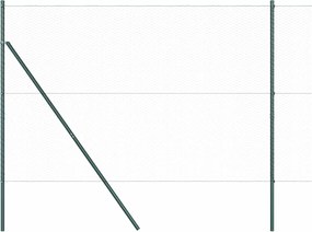 vidaXL Στύλος Περιφράξεων Γκρι 50 x 1,6 m (25 mm δίχτυ)