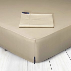 Σεντόνι Με Λάστιχο 2204 Beige Greenwich Polo Club King Size 180x200cm 100% Cotton
