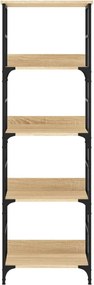 vidaXL Βιβλιοθήκη Sonoma Δρυς 50x33x153 εκ. Επεξεργασμένο Ξύλο