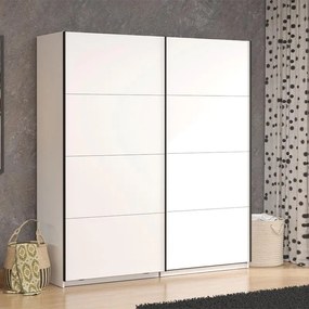 Ντουλάπα Gard 200 Λευκό 195x61x218 εκ. 195x61x218 εκ.