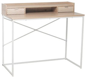 Γραφείο Nak 100x50xH88.5cm Sonoma-White 28-0138