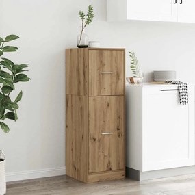 vidaXL Συρταριέρα Γενικής Χρήσης Αρτισιανή Δρυς 40x41x118εκ Επεξ. Ξύλο