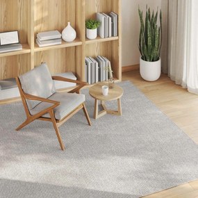 vidaXL Χαλιά χώρου τετράγωνο LUGO Κρεμ 120 x 120 cm Πολυεστέρας