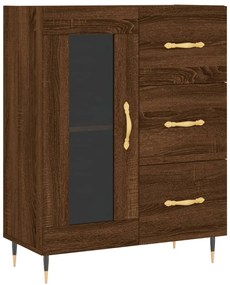 vidaXL Ντουλάπι Καφέ Δρυς 69,5 x 34 x 90 εκ. Επεξεργασμένο Ξύλο
