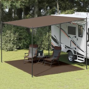 vidaXL Χαλί Σκηνής Καφέ 300 x 400 εκ.