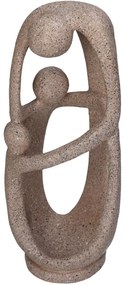 Διακοσμητικό Φιγούρα Άνθρωπος Μπεζ Polyresin 12.5x11x29.5cm - Polyresin - 05155218