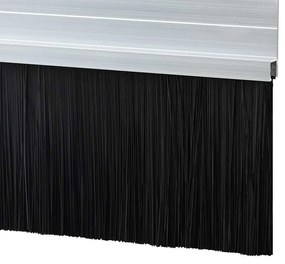 vidaXL Αυτοκόλλητες σφραγίδες πόρτας 12 pcs Ασημί 100 cm