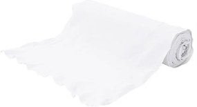 vidaXL Μεμβράνη με Γεωύφασμα Λευκή 1 x 50 μ. Πολυεστερικές Ίνες