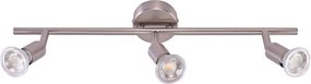 Σποτ Τρίφωτο Homelighting Saba 77-3552 Chrome