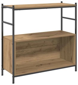 vidaXL Ράφι Βιβλίων artisan δρυς 80 x 30 x 78.5 εκ Επεξεργασμένο ξύλο