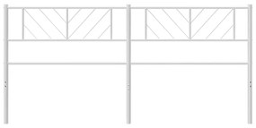 vidaXL Ανταλλακτικό κεφαλάρι Λευκό 180 εκ. Μεταλλικό