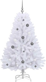 vidaXL Τεχνητό Χριστουγεννιάτικο Δέντρο Λευκό 80 x 80 x 150 εκ.