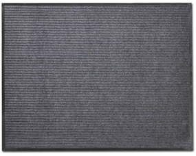 vidaXL Πατάκι Πόρτας Γκρι 90 x 60 εκ. από PVC
