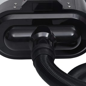vidaXL Συσκευή Στεγνώματος για Κατοικίδια Μαύρη με Διπλό Μοτέρ