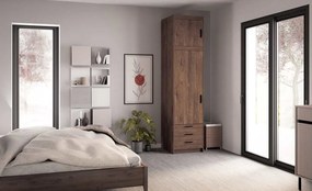 Ντουλάπα Ester 1D3S-Lefkas Oak