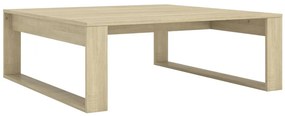 vidaXL Τραπεζάκι Σαλονιού Sonoma Δρυς 100x100x35 εκ. από Επεξ. Ξύλο