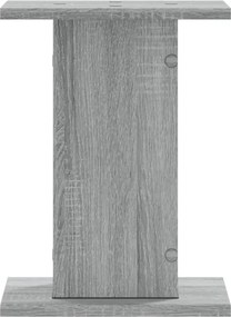 vidaXL Βάσεις Ηχείων 2 Τεμ. Γκρι Sonoma 30x30x40εκ. Επεξεργασμένο Ξύλο