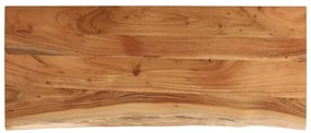vidaXL Πάγκος Μπάνιου Ορθογώνιος 140x60x3,8 εκ. από Μασίφ Ξύλο Ακακίας