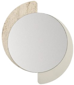 Καθρέπτης τοίχου Sevilla Μegapap χρώμα sandstone - travertine 59,2x2,2x69εκ.
