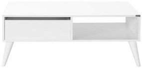 Τραπεζάκι σαλονιού Slide λευκό 110x42x65cm