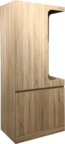 Έπιπλο εισόδου Feby pakoworld  sonoma 80x50.5x190εκ
