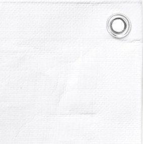 vidaXL Μουσαμάς Λευκός 260 γρ./μ.² 4x6 μ. από HDPE