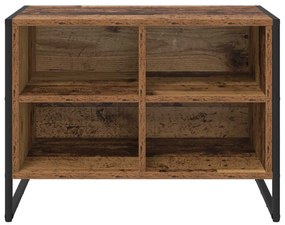 vidaXL Ντουλάπα Παπουτσιών με αποθήκευση Παλιό Ξύλο 60 x 35 x 44 εκ.