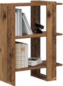 vidaXL Ράφι Βιβλίων 2 επιπέδων 52 x 25 x 71,5 εκ Επεξεργασμένο Ξύλο