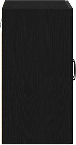 vidaXL Ντουλάπι Τοίχου Μαύρο Δρυς 60x31x60 εκ. από Τεχνητό Ξύλο