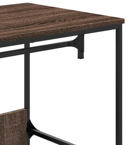 vidaXL Ντουλάπα Καφέ Δρυς 90x50x180 εκ. από Επεξεργασμένο Ξύλο