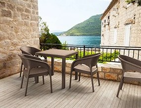 Πολυθρόνα πολυπροπυλένιου Panama Καφέ