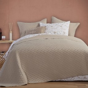 Κουβερλί Valia Beige Nef-Nef Υπέρδιπλο 230x240cm Microfiber-Polyester