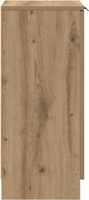vidaXL Πλαϊνό γραφείο Artisan Oak 30 x 30 x 70 εκ. Επεξεργασμένο ξύλο