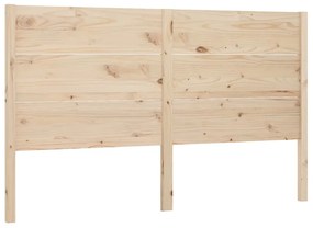 vidaXL Κεφαλάρι Κρεβατιού 206 x 4 x 100 εκ. από Μασίφ Ξύλο Πεύκου