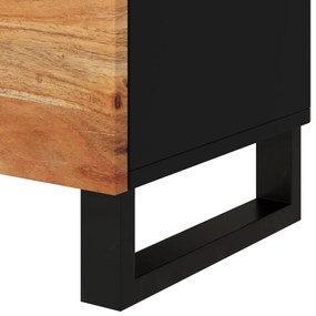 vidaXL Κομοδίνο 50 x 33 x 62 εκ. Μασίφ Ξύλο Ακακίας &amp; Επεξ. Ξύλο