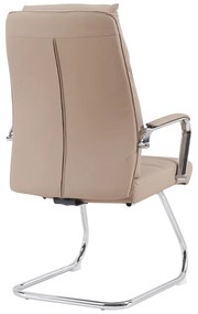 ΚΑΡΕΚΛΑ ΕΠΙΣΚΕΠΤΗ SIQUEL I PAKOWORLD PU ΣΕ CAPPUCCINO ΑΠΟΧΡΩΣΗ 58X62X105ΕΚ