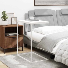 vidaXL Τραπέζι Βοηθητικό Λευκό 55x35x66εκ. από Επεξεργασμένο Ξύλο