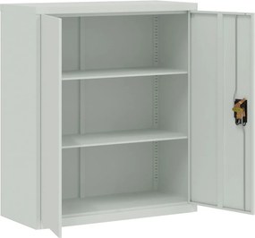 vidaXL Αρχειοθήκη Αν. Γκρι 90 x 40 x 105 εκ. Ατσάλινη
