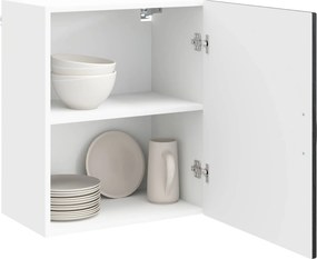 vidaXL Πάνελ πλυντηρίου πιάτων Kalmar 2 pcs Μαύρη Οξυά